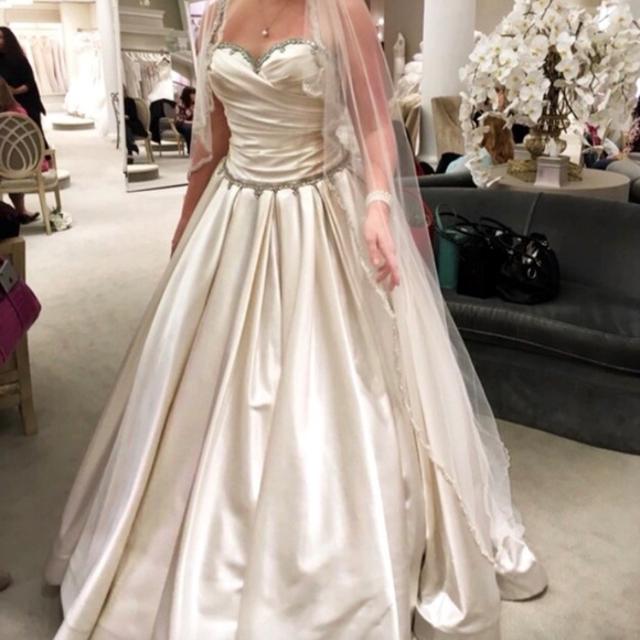 Pnina Tornai Ivory Wedding Dress Ballgown #4167 - Picture 8 of 8